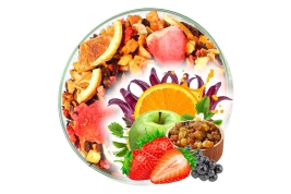 Herbata Owocowa TRUSKAWKOWA ROZKOSZ ntensywna Bez Dodanego Aromatu